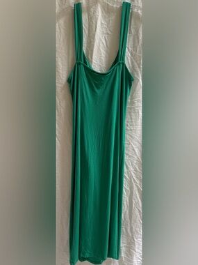 GAP Bodycon MIDI Dress L Tall Emerald NWT